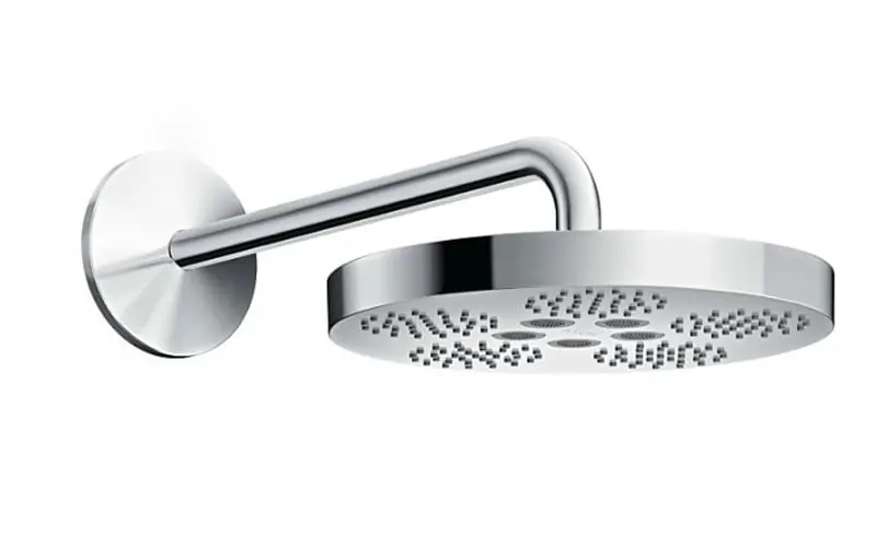 ONE FIXED HEAD AND SHOWER ARM - CHROME