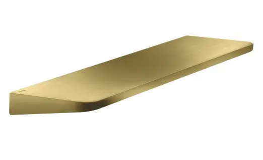 UNIVERSAL CIRCULAR SHELF - BRUSHED BRASS