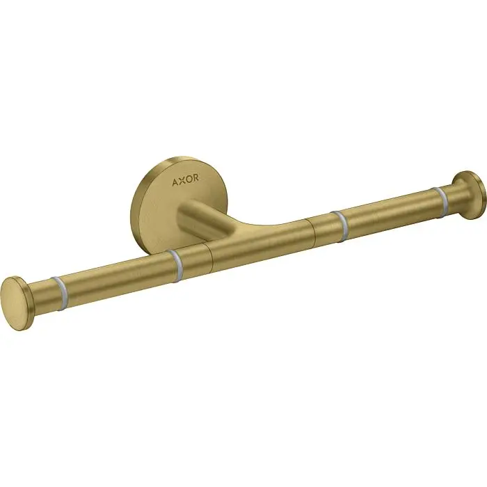 UNIVERSAL CIRCULAR TOILET ROLL HOLDER - BRUSH BRASS